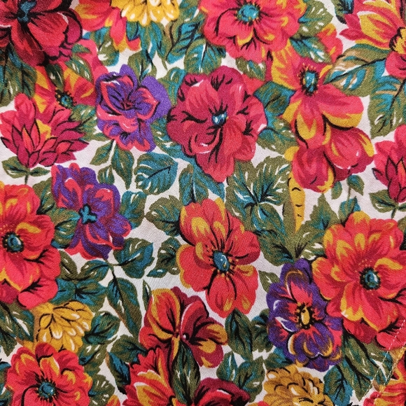 90s Floral Pencil Skirt with Pockets Size 12 - Picture 6 of 8